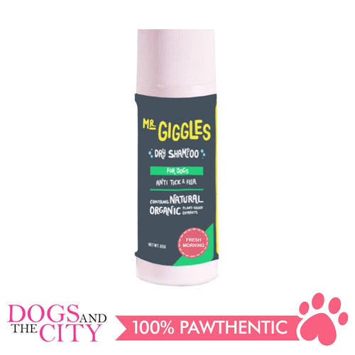 Mr. Giggles Dry Dog Shampoo Powder Fresh Morning 65g