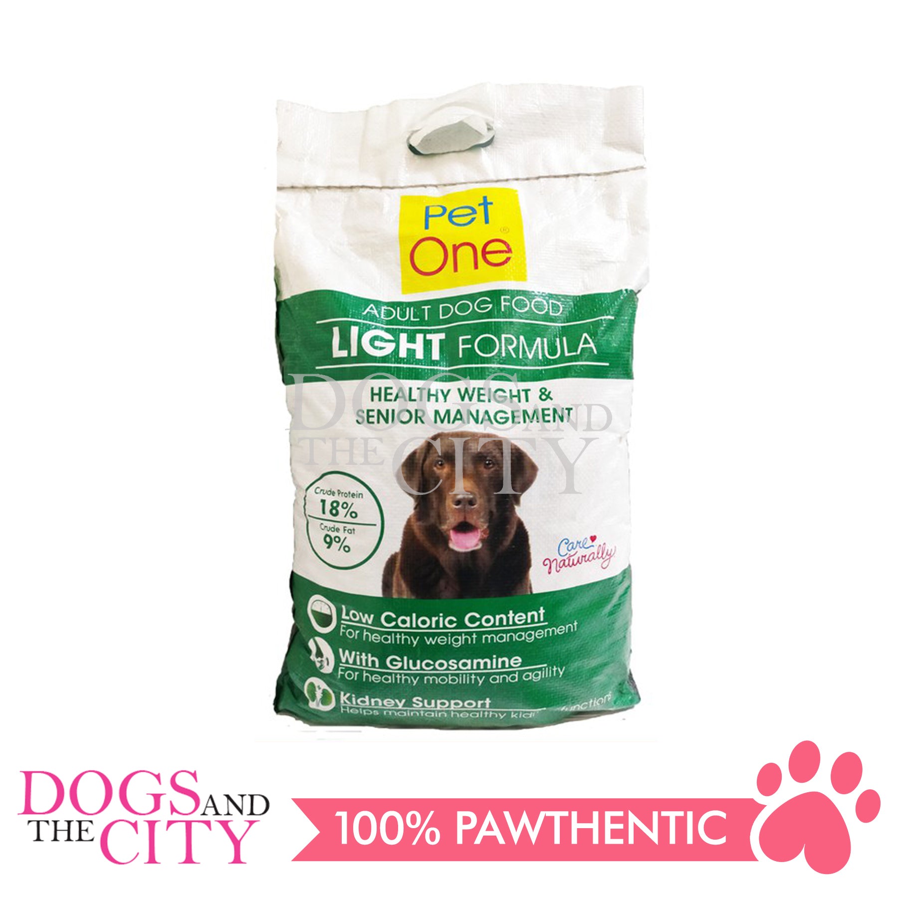 PET ONE Light Dog Dry Food 5kg For Healthy Weight and Senior dogs