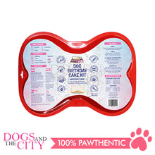 Load image into Gallery viewer, Puppy Cake Dog Birthday Cake Mix Kit 255g, Icing Mix, Silicone Pan and One Candle