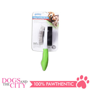 Pawise 11464 Dog Double Brush 23.5x6.5cm - All Goodies for Your Pet