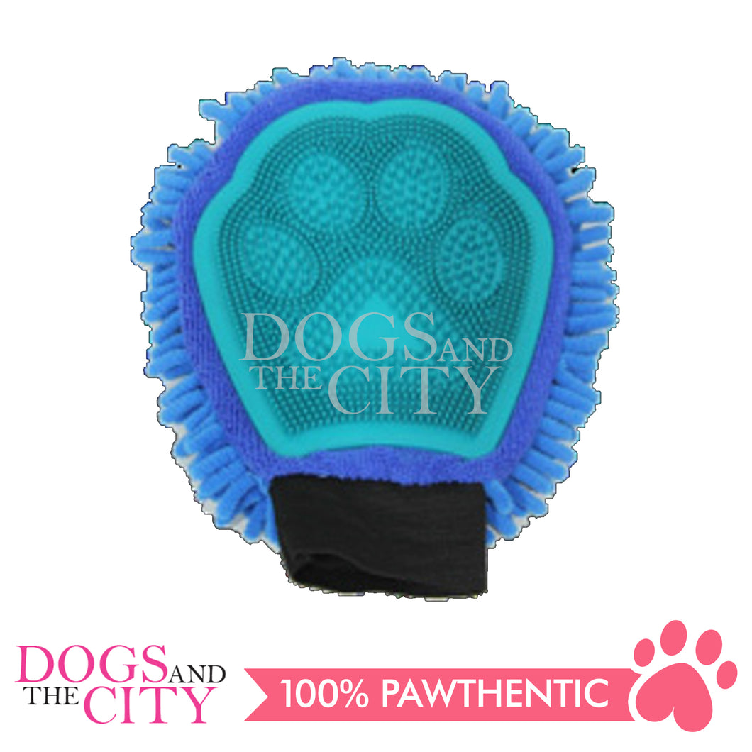 PAWISE 11496 2 in 1 Magic Pet Grooming Gloves for Dog and Cat