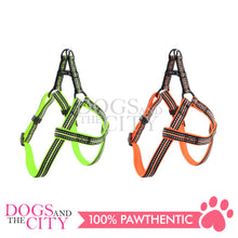 Load image into Gallery viewer, PAWISE 13180 Pet Reflective Soft Adjustable Dog Harness - Green Large 25mm 60-90cm