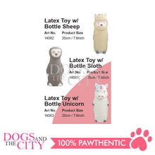 Load image into Gallery viewer, PAWISE 14061/14062/14063 Pet Latex Toy w/Bottle Dog and Cat Toy 20cm