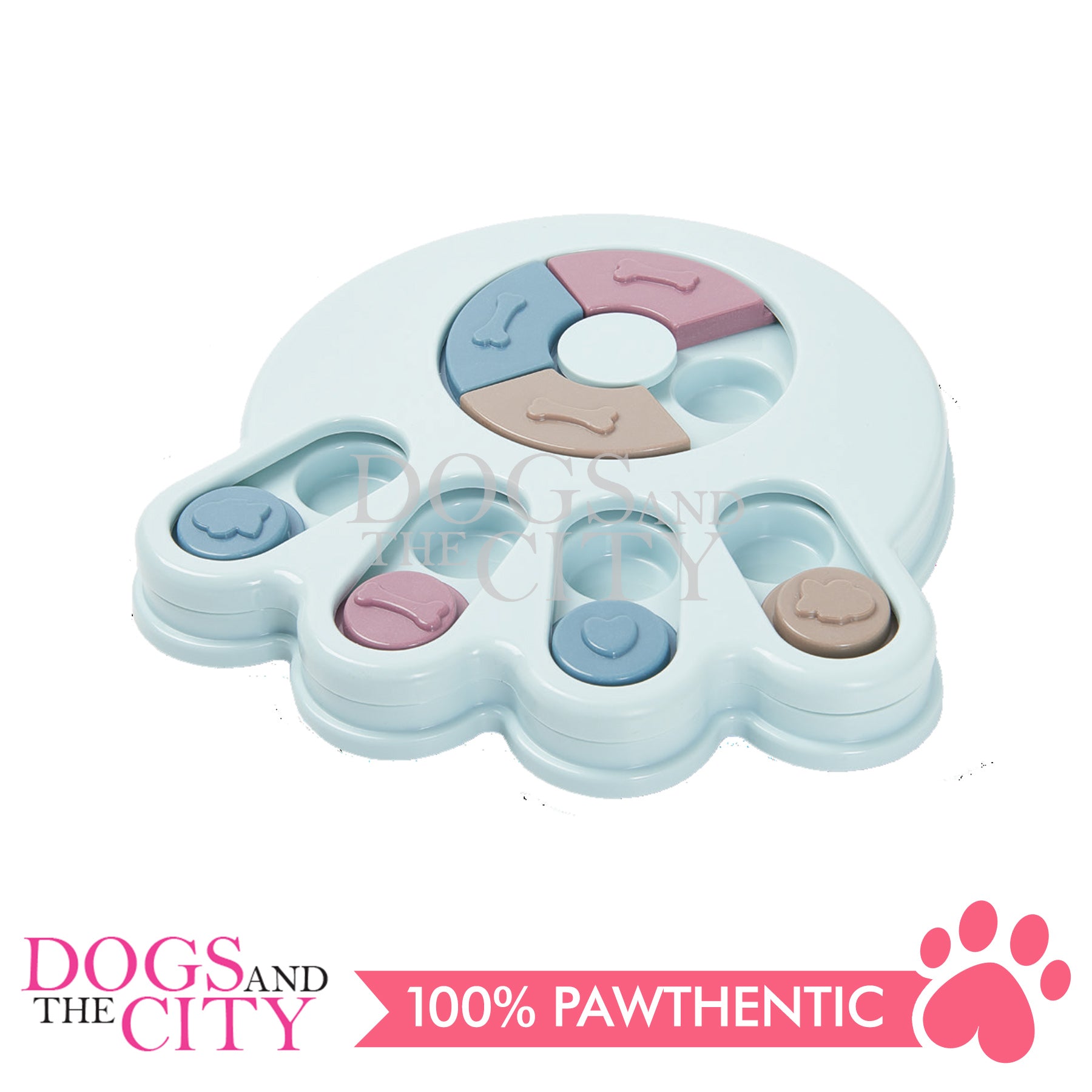 Pawise 14821 Smart Tranner Interactive Paw Shaped Puzzle IQ Toys for D –  Dogs And The City Online