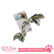 Load image into Gallery viewer, Pawise 14851 Dog Toy Floss Tugger  2 knots Bone 30cm - All Goodies for Your Pet