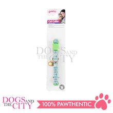 Load image into Gallery viewer, Pawise 28009 Cat Collar Adjustable – Green (15-25cm/10mm)
