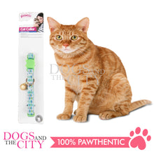 Load image into Gallery viewer, Pawise 28009 Cat Collar Adjustable – Green (15-25cm/10mm)