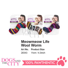Load image into Gallery viewer, PAWISE  28343 Meow Meow Life - Wool Worm Cat Toys