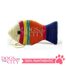 Load image into Gallery viewer, PAWISE 28471 Cat Sisal Scratcher - Fish Cat Toy 26x13cm