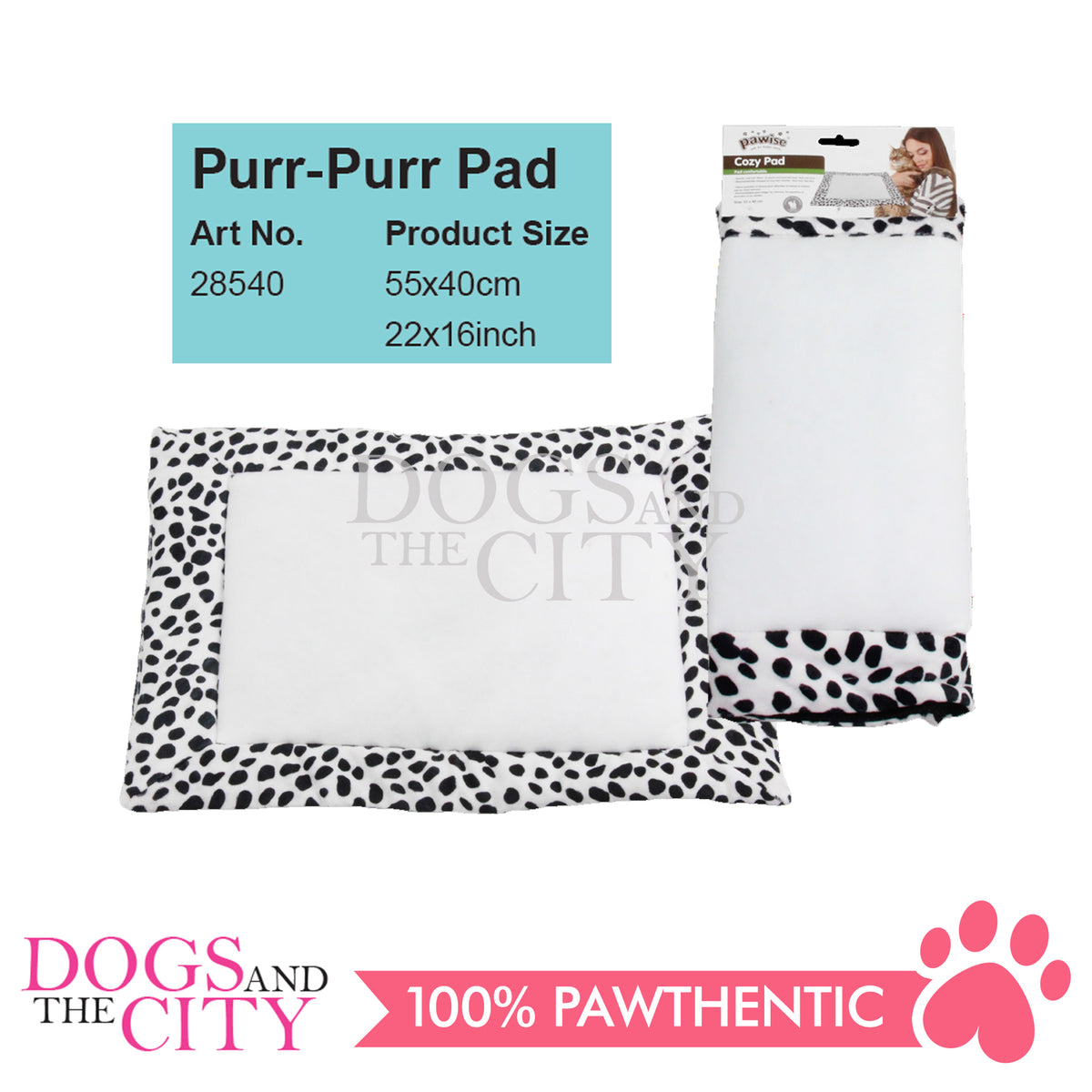 PAWISE 28540 Cat Purr-Purr Cozy Pad 55*40cm – Dogs And The City Online