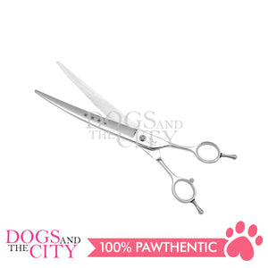 SHARK TEETH 4 Star Series Professional Pet Grooming Scissors Dog Shears Curved