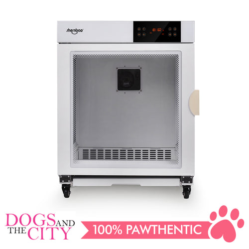 SHERNBAO Premium Pet Dry Room Cabinet Drying Cabin for Dog and Cat Commercial Use, With 2 motors Max power: 3350W White