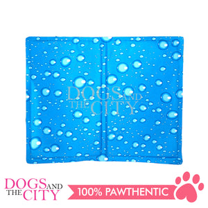 SLP Pet Cooling Mat Bubble Blue Design Large for Dog and Cat 90x50cm