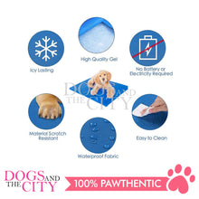 Load image into Gallery viewer, SLP Pet Cooling Mat Bubble Blue Design Md for Dog and Cat 65X50cm