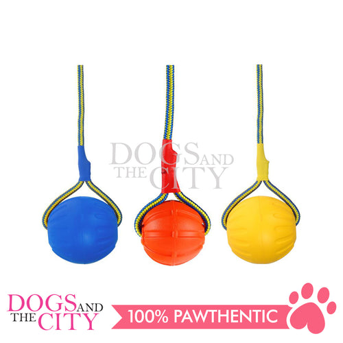 SLP FT002 Swing 'n Fling DuraFoam Ball Rope Dog Toy 6cm