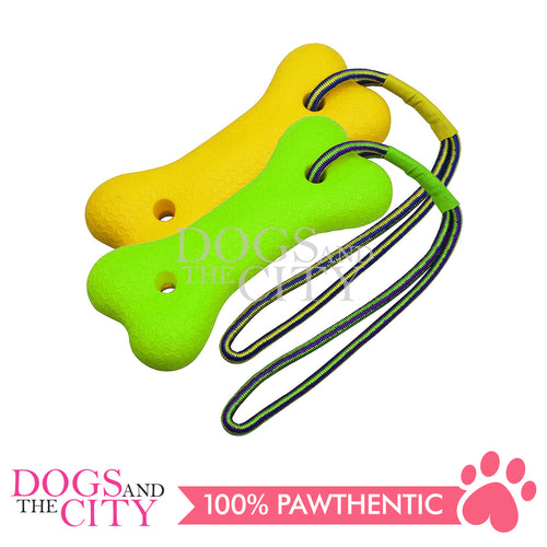 SLP FT015 DuraFoam Bone With Rope Dog Toy 25cm