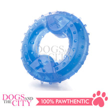 Load image into Gallery viewer, SLP Arctic Freeze Ring Cooling Chew Dog Toy 12cm, Teething Toy for Puppies, Fit with Treats for More Fun (Chewing Ring)