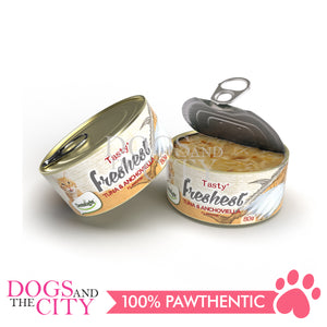 DENTALIGHT Tasty with Freshest Cat Treats in Can 80g