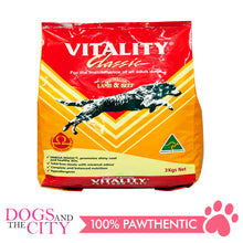 Load image into Gallery viewer, Vitality Classic Lamb and Beef Dog Dry Food 3kg - Dogs And The City Online