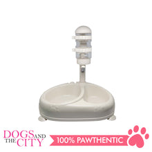 Load image into Gallery viewer, Pet Water Feeder with Double Food Bowl for Dogs and Cats - All Goodies for Your Pet