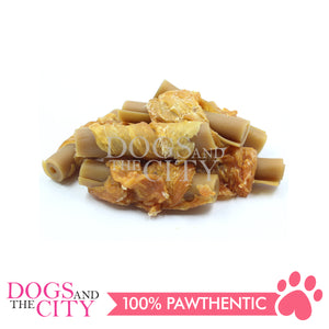 OL ROY WM01 No Hide Chicken Wraps Mini Sticks Peanut Butter Flavor 100% Rawhide Free Dog Treats 250g