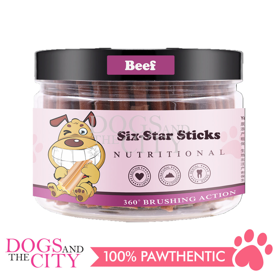 YAHO 3N2141 Six Star Dental Sticks Nutritional Dog Treats 265g