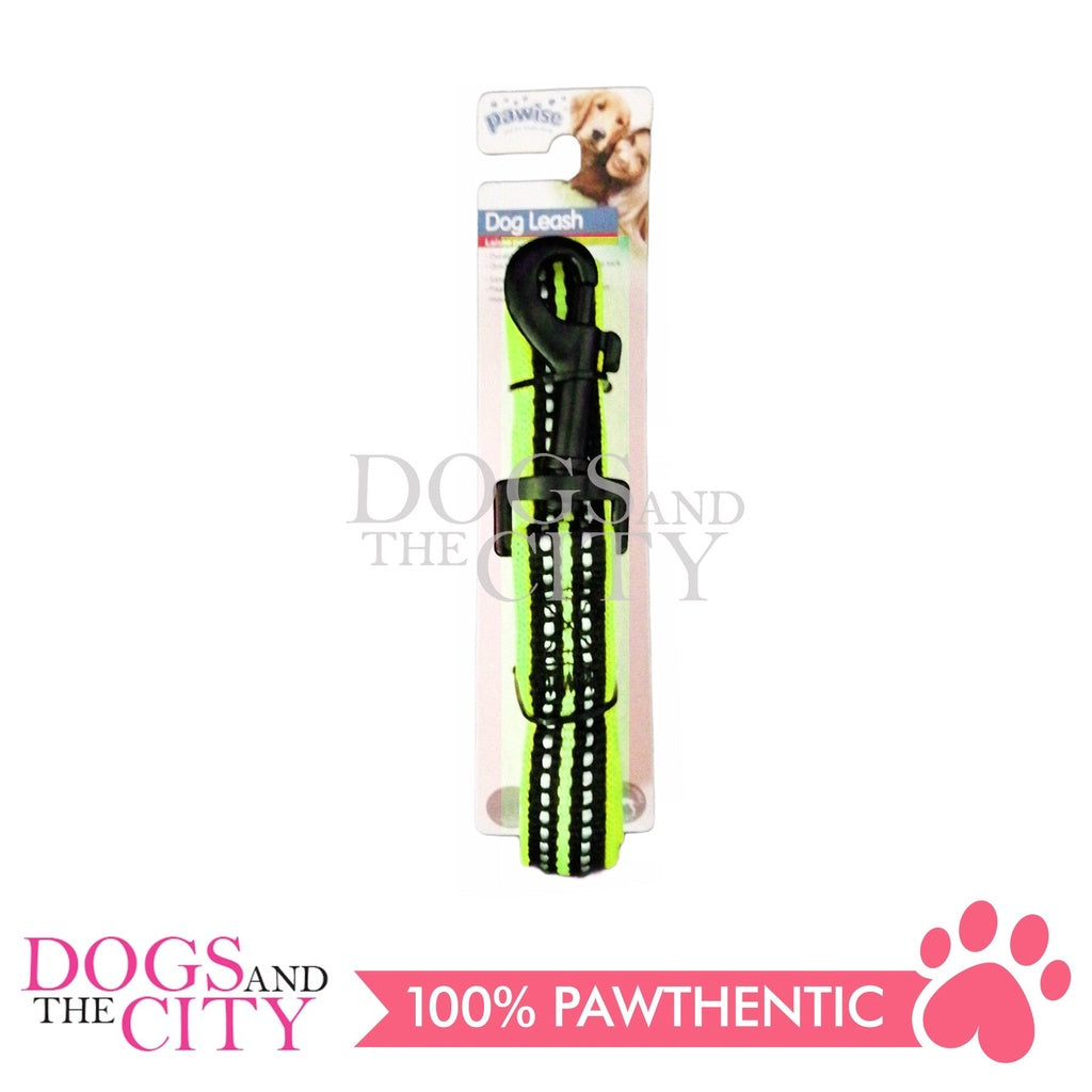 PAWISE  13174 Dog Reflective Soft Leash - Green 15MM*120CM
