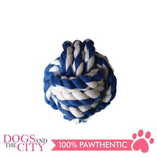 Pawise 14745 Rope Knot Ball 6cm Dog Toy