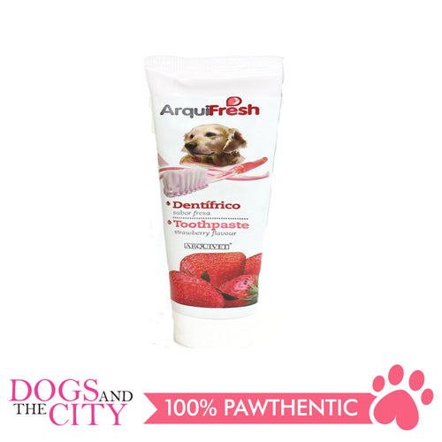 Arquivet Arquifresh Toothpaste Strawberry Flavor 100G - Dogs And The City Online