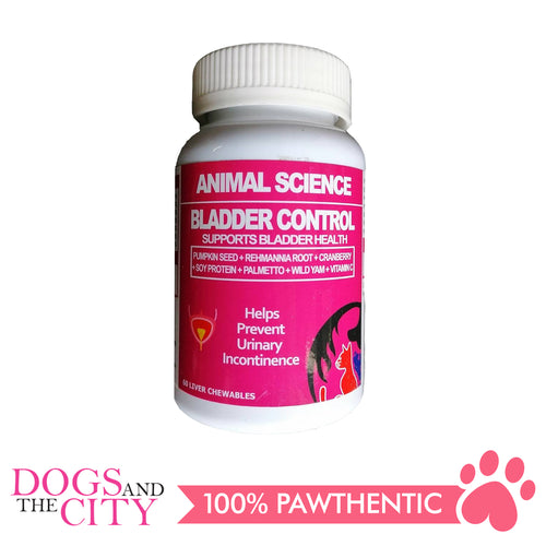 Animal Science Bladder Control 60's Chewables - Dogs And The City Online
