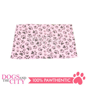 Pawise 12378 Pet Paw Print Blanket for Dog and Cat 60x70cm