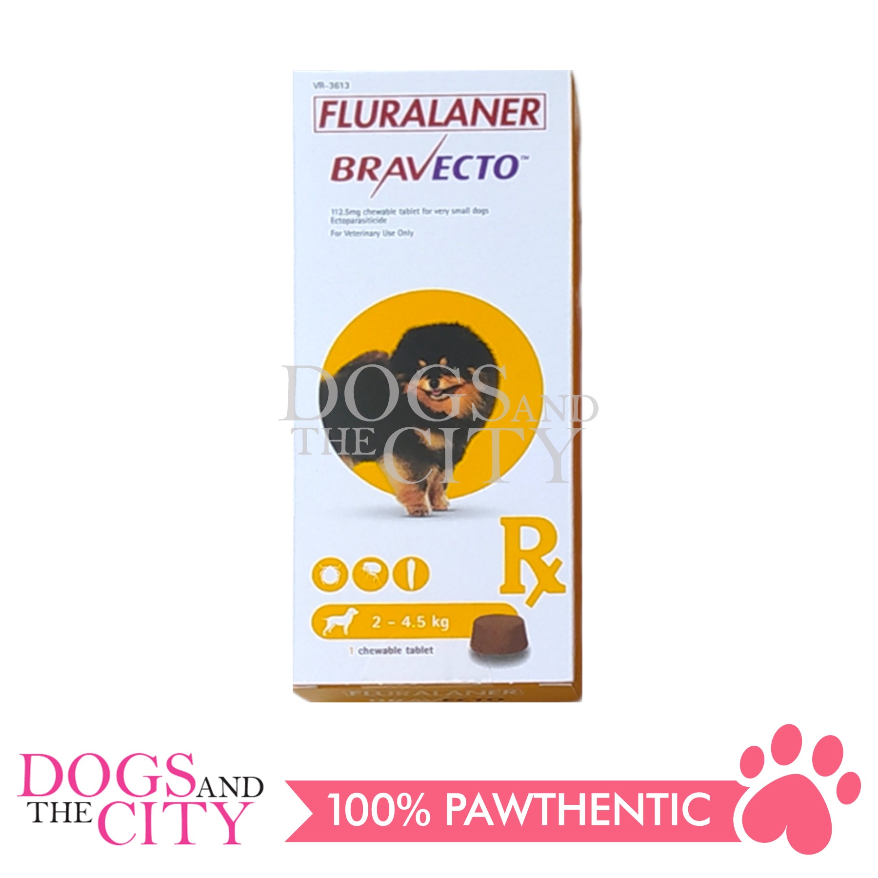 Bravecto XS Anti Tick and Flea Chewable Tablet for Dogs