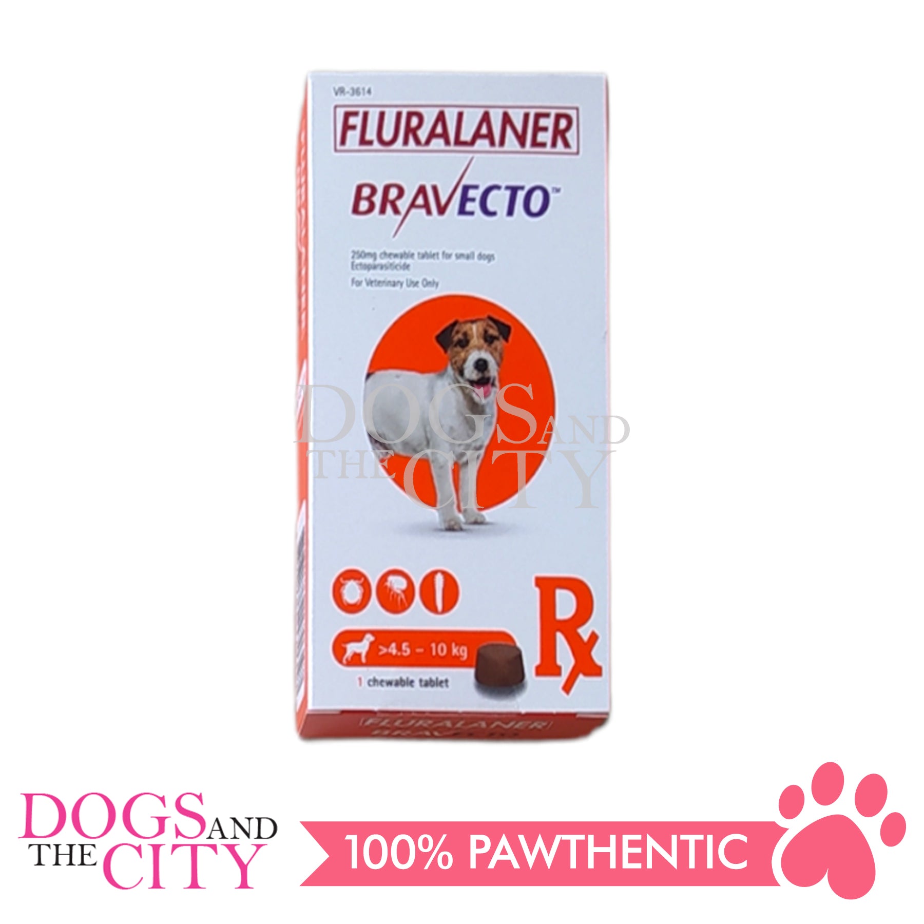 Bravecto Small Anti Tick and Flea Chewable Tablet for