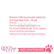 Load image into Gallery viewer, Bravecto XL (40-56kg) Anti tick and Flea Chewable Tablet for Dogs