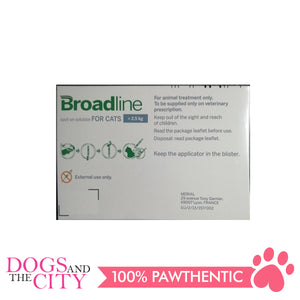 Broadline Spot-On Solution for Cats 0-2.5KG 3'S - Dogs And The City Online