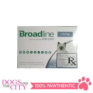 Broadline Spot-On Solution for Cats 0-2.5KG 3'S - Dogs And The City Online
