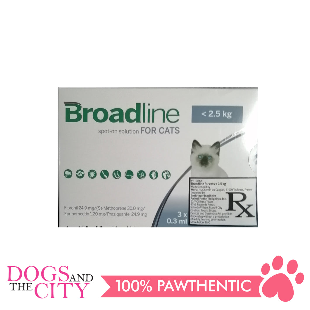 Broadline Spot-On Solution for Cats 3'S – Dogs And The