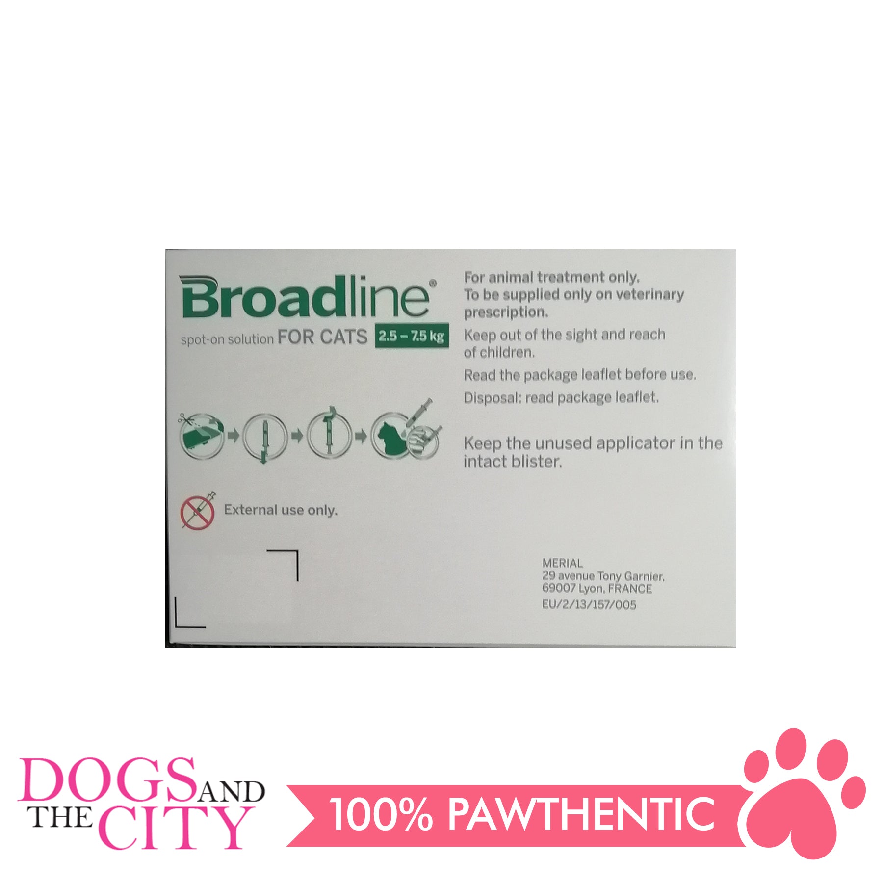 Broadline Spot-On Solution for Cats 3's – Dogs And The