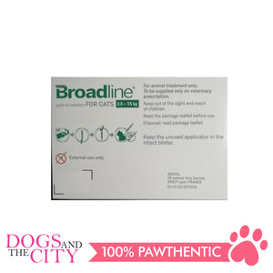 Broadline Spot-On Solution for Cats 2.5-7.5kg, 3's - Dogs And The City Online