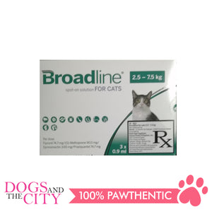 Broadline Spot-On Solution for Cats 2.5-7.5kg, 3's - Dogs And The City Online