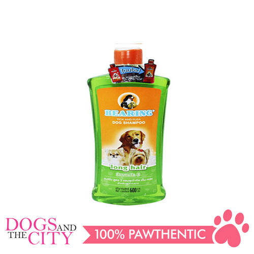 Bearing Tick & Flea Dog Shampoo Long Hair 600ml - All Goodies for Your Pet