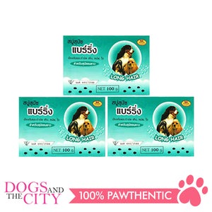 Bearing Dog Soap Long Hair 100g (3 packs)