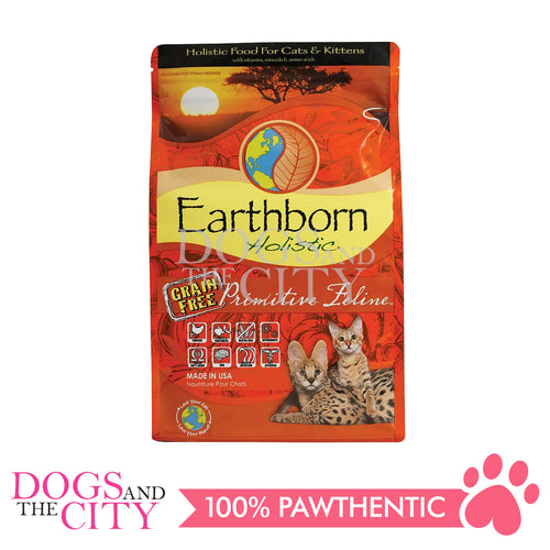 EARTHBORN HOLISTIC Primitive Feline Grain Free Kitten and Adult Cat Food All Life Stages 6KG