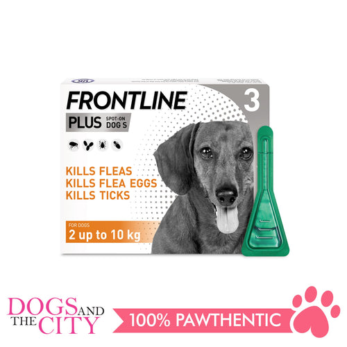 Frontline Plus Flea & Tick Spot On for Dogs 0-10 kgs - All Goodies for Your Pet