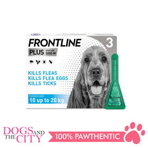 Frontline Plus Flea & Tick Spot On for Dogs 10-20kg - All Goodies for Your Pet