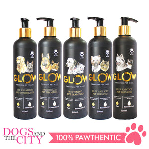 Glow D010  Brown Hair Pet Shampoo for Dog And Cat 300ml