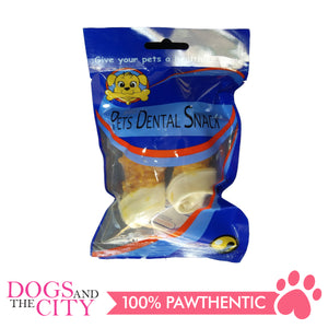 Pets Dental Snack GPP091915 10CM Bone with Chicken 90g - All Goodies for Your Pet