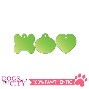 Personalized Pet Tags Heart Shape Large 38x33mm - All Goodies for Your Pet