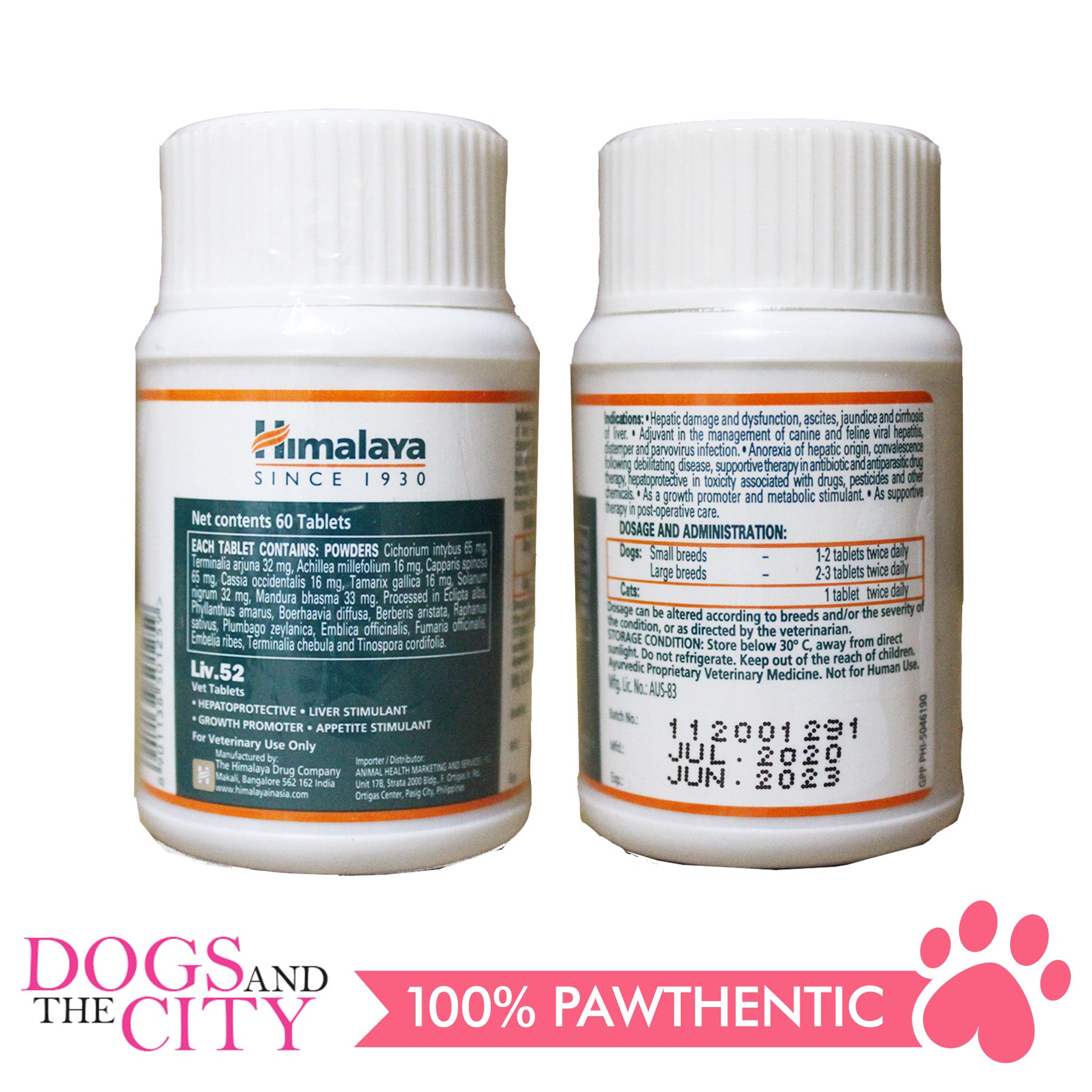 Himalaya Liv 52 Tablets 60S – Dogs And The City Online