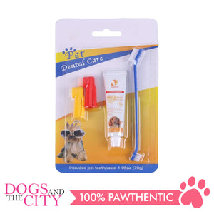 JX Pet Dental Care 4 in 1 Kit 70g - All Goodies for Your Pet